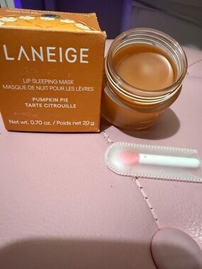 LANEIGE Lip Sleeping Mask - Pumpkin Orange Jar